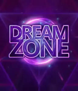 Enter the vibrant universe of Dream Zone slot by ELK Studios, showcasing a dynamic purple and blue cosmic backdrop with the striking logo illuminated brightly. This image evokes a dream-like atmosphere, great for players who love sci-fi, offering a thrilling gaming experience.